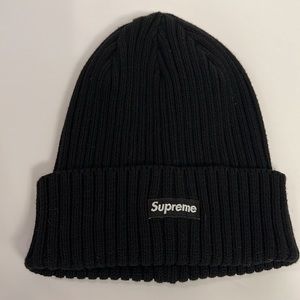 Supreme Black Knit Beanie UNISEX
